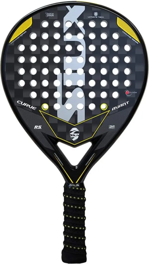 Siux - Curve Avant - Padelracket - Zwart met Geel