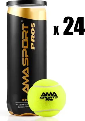 AMA SPORT PRO S padelballen - [24 Blikken - 72 padel ballen]