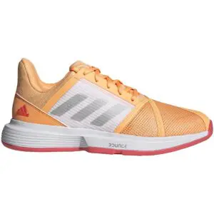 Adidas CourtJam Bounce Women Acid Orange/Silver Metallic