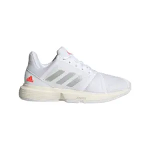 Adidas CourtJam Bounce dames Cloud White/Silver Metallic