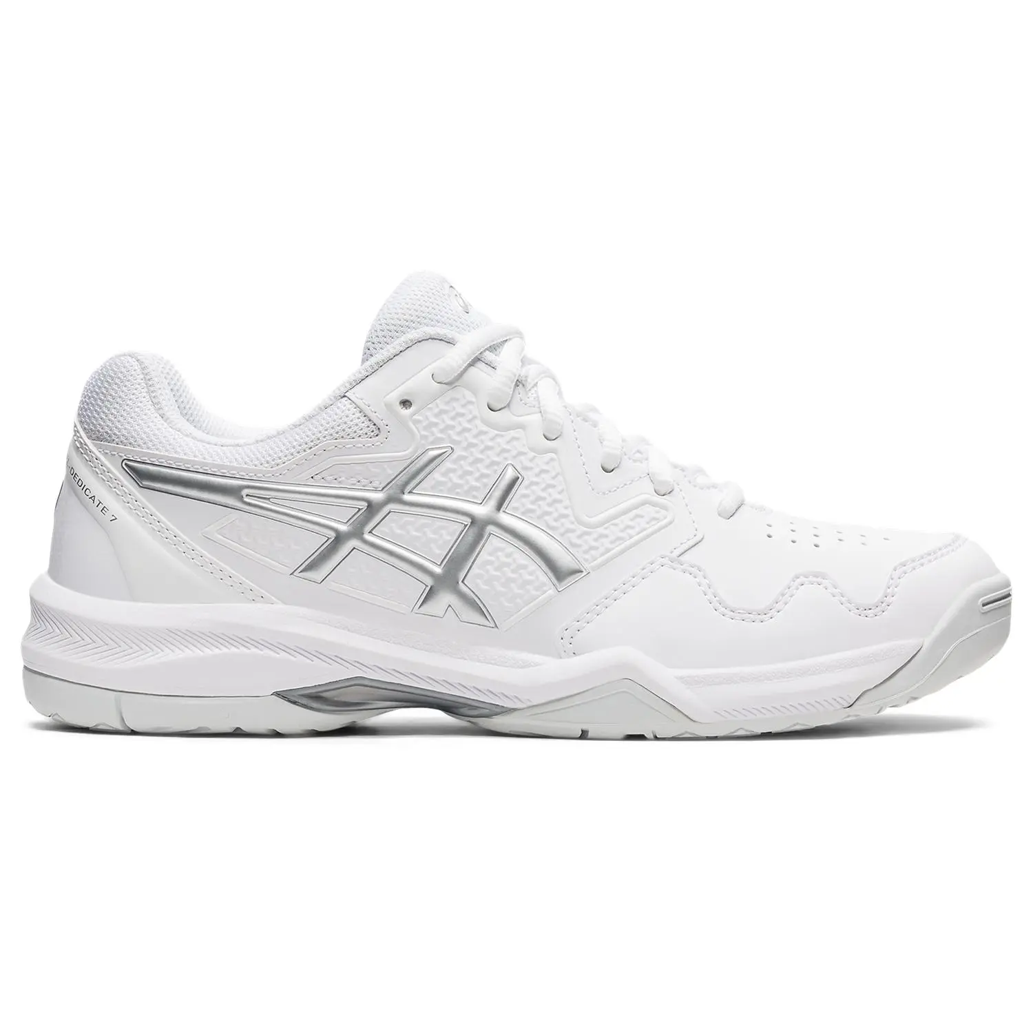 Asics Gel-Dedicate 7 Women White/Pure Silver