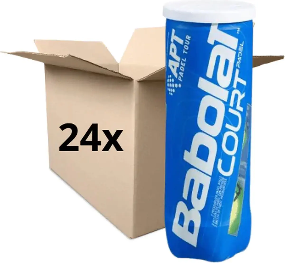Babolat - Court Padel Ballen - Doos - 24 Kokers