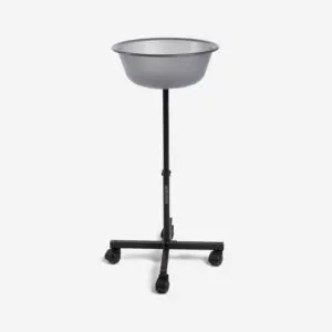 Ballenmand op wieltjes voor tafeltennisballetjes