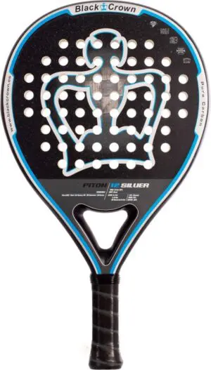 Black Crown Piton 12 Silver - 12K (Rond) - 2024 padel racket