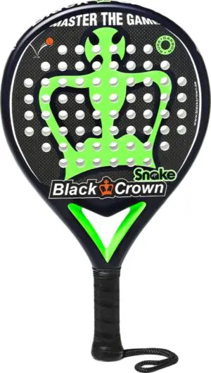 Black Crown Snake (Round) - 2022 padel racket