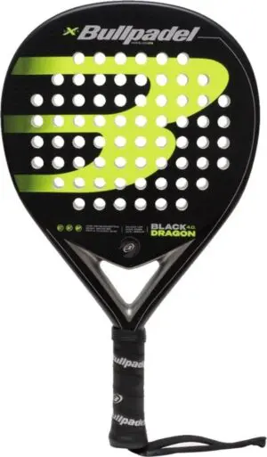 Bullpadel Black Dragon 4.0 Padel racket Zwart/Geel