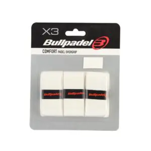 Bullpadel Comfort Padel Overgrip Wit 3-Pack