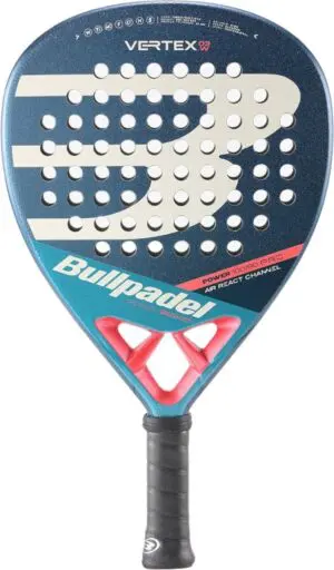 Bullpadel 'Delfi Brea' Vertex 03 Pro Woman (Diamant) - 2023 padelracket zwart/rood/blauw