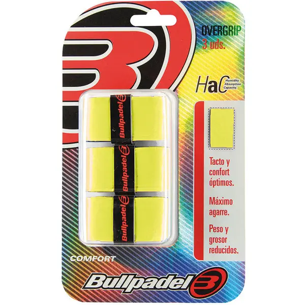 Bullpadel GB1200-971 Overgrip Geel 3 St.