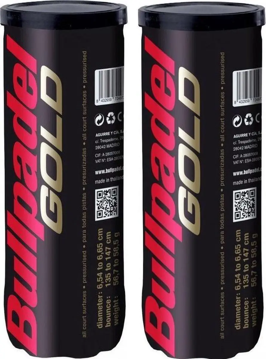 Bullpadel Gold Padelballen padel 2x3