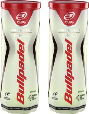 Bullpadel Premium Pro Padelballen - Padelballen - 2 Blikken van 3 Ballen - 6 Ballen