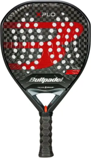Bullpadel Xplo 25 padelracket zwart