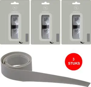 By-VP Padel Grip - 3 Stuks - Nardo Grey/Grijs - Padelgrip - Tennis Grip - Robin van Persie