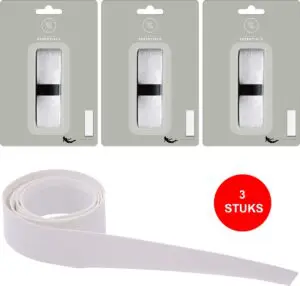 By-VP Padel Grip - 3 Stuks - Wit - Padelgrip - Tennis Grip - Robin van Persie