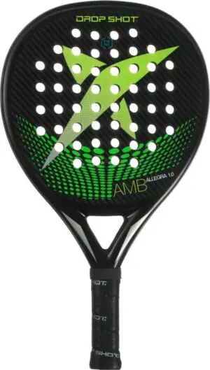 Drop Shot Allegra 1.0 - Padelracket - Power/Controle - Unisex - Zwart/Groen