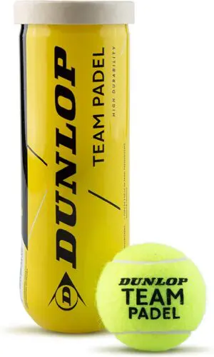 Dunlop Padel Team Padelballen - 1 Blik met 3 ballen