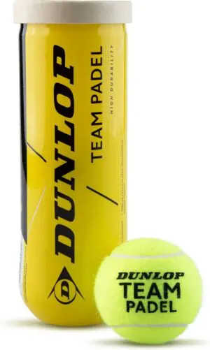 Dunlop Slazenger TEAM PADEL 3PET Padelballen Geel
