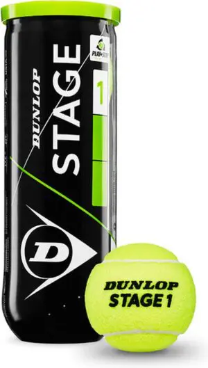 Dunlop Stage 1 - Tennisballen - 3 stuks- groen/geel