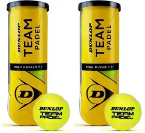 Dunlop Team Padelballen padel ballen 2x3