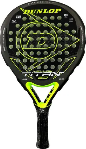 Dunlop Titan 2.0 Exclusive padel racket Zwart-Geel