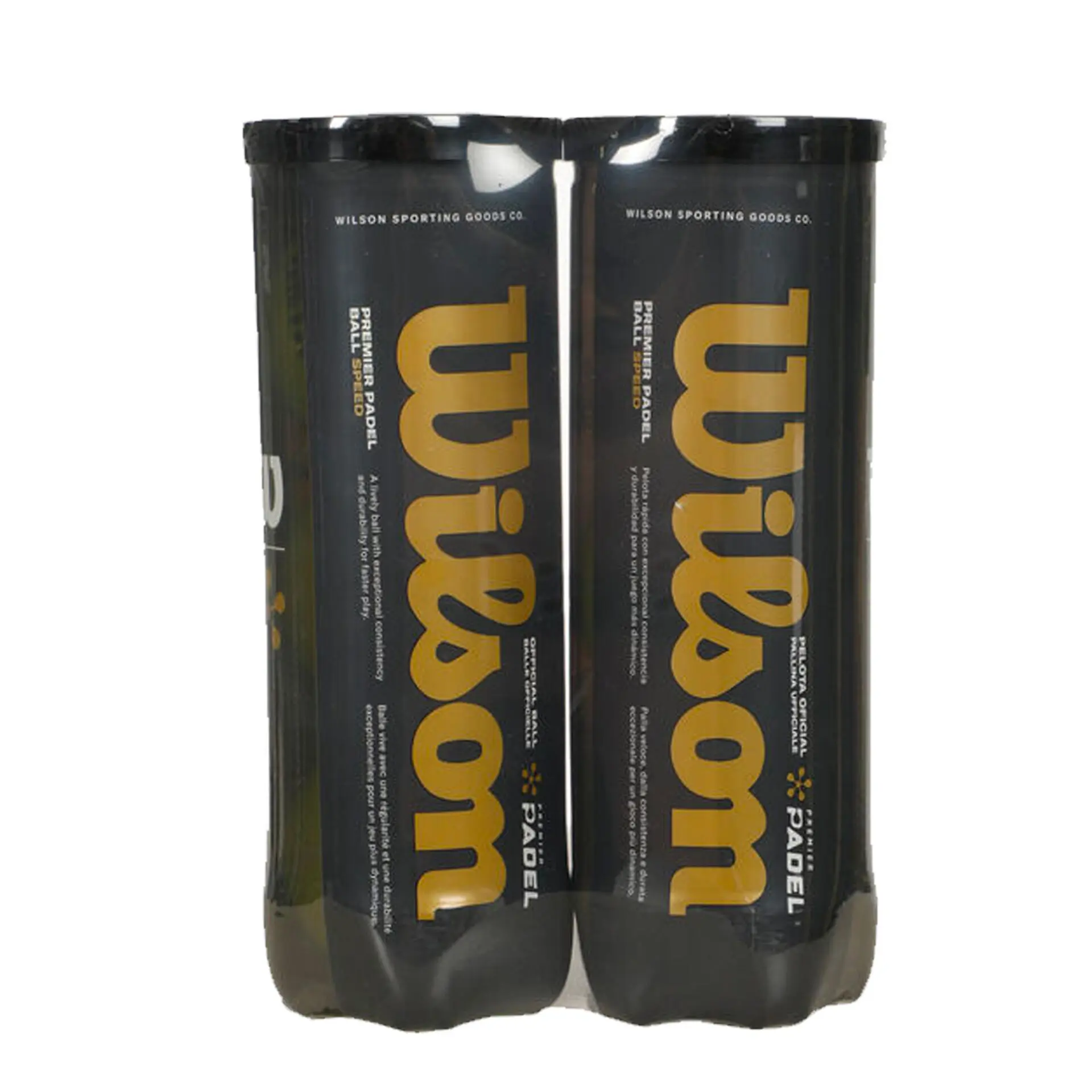 Gasgevulde padelballen premier padel bipack van 2 kokers van 3 ballen