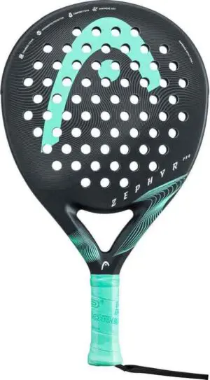 HEAD Padelracket Zephyr Pro 2023 Zwart Groen