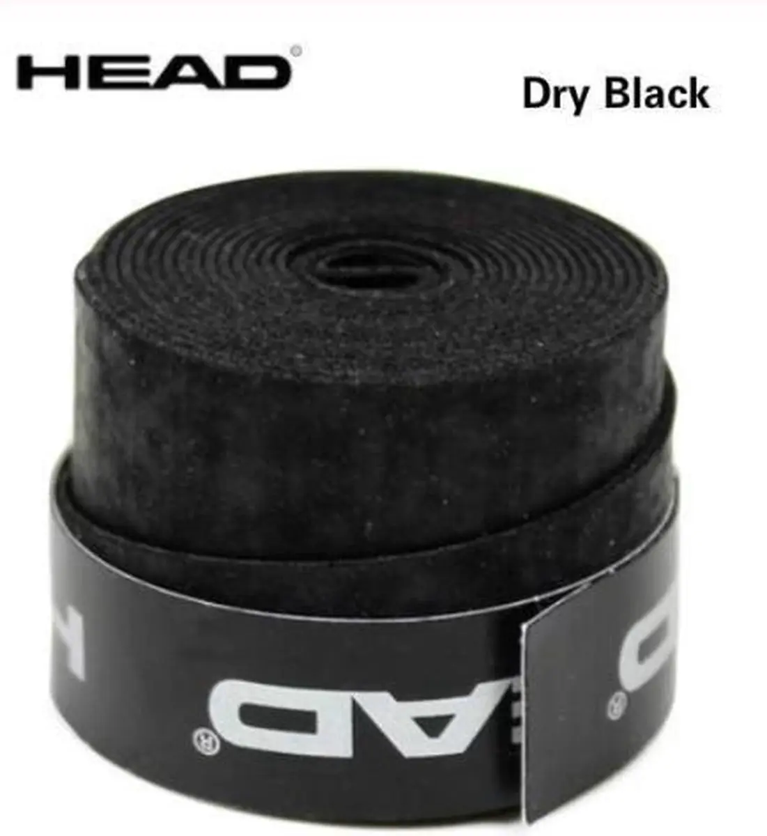 HEAD Tennisgrip | Antislip | Dry | Zweetabsorberend | Tennis | Padel | Overgrip | Overgrip Padel | Tennisgrips | Soft | Zacht | Grip | Grip Tennis | Badminton | Squash | Tennis Grip Zwart | Zwart