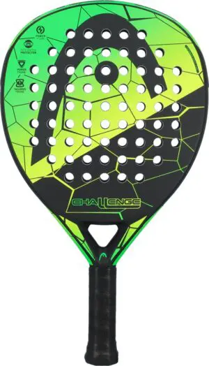 Head Challenge Padel Racket Yellow-Green