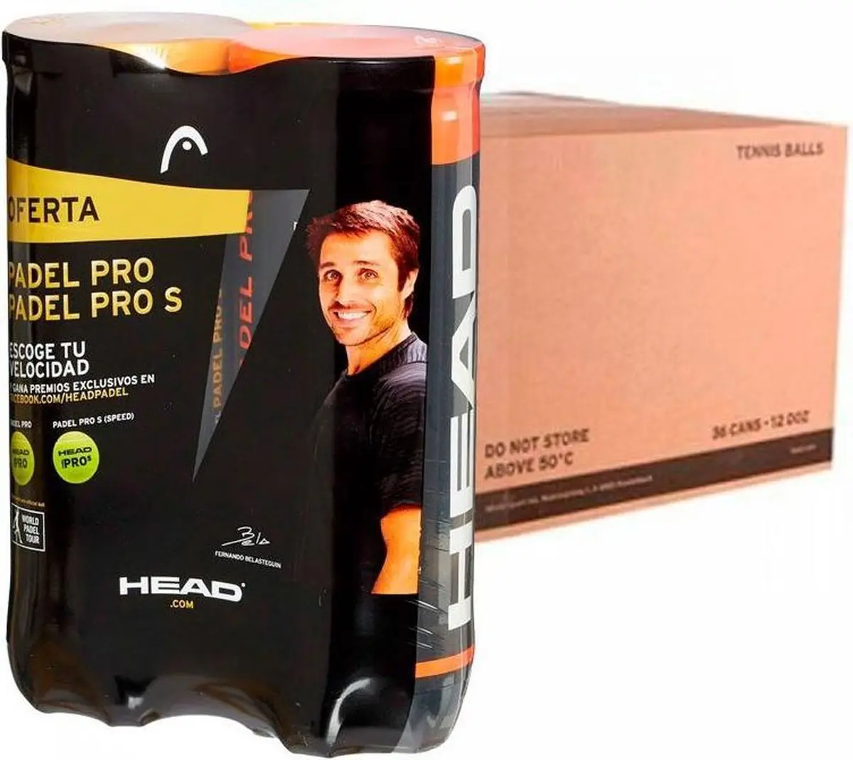 Head Padel Pro + Head Padel Pro S padelballen padel bal