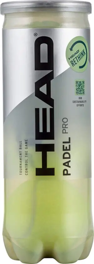 Head Padel Pro padelballen padel - World Padel Tour padel ballen - 2 blikken van 3 ballen