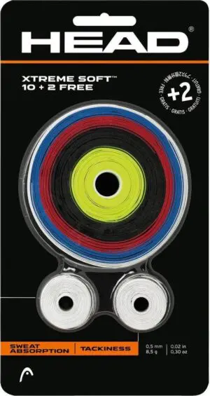 Head Xtreme Soft Tennis / Padel Overgrip 10 + 2 Multi kleur
