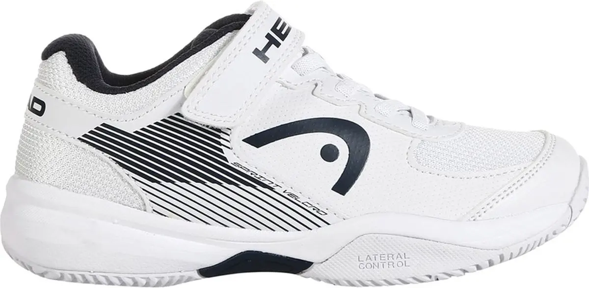 JUNIOR WHITE AND BLUE HEAD SPRINT VELCRO 3 275413 WHBB