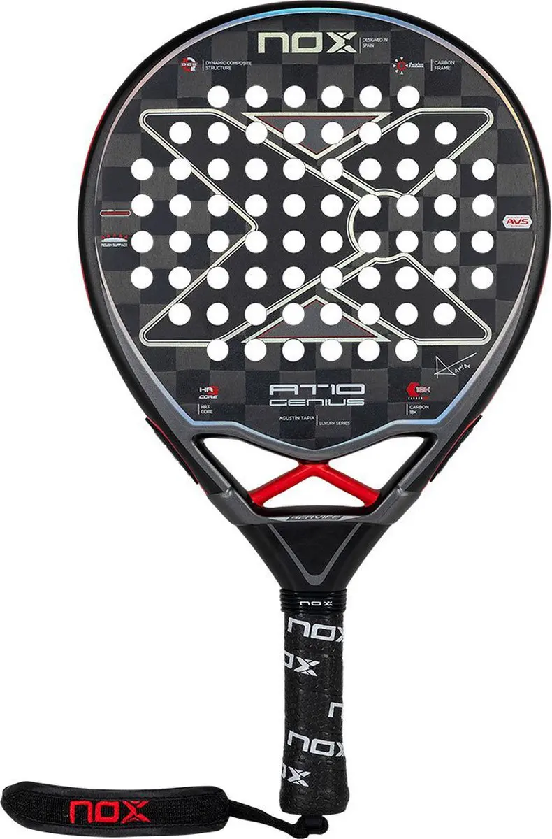 NOX AT10 Genius 18K Agustín Tapia (Druppel) - 2023 Padel racket