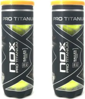 Nox Pro Titanium Padelballen - 2 kokers - 6 ballen