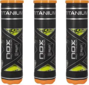 Nox Pro Titanium Padelballen - 3 Blikken - 4 Ballen per Blik