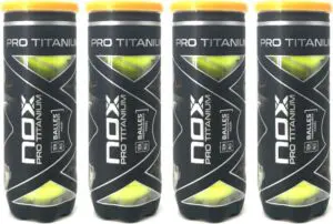 Nox Pro Titanium Padelballen - 4 kokers - 12 ballen