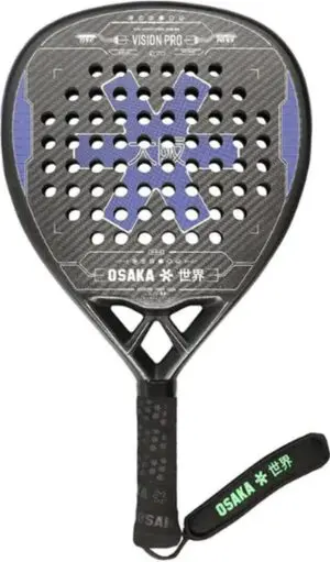 Osaka - Padelracket - Vision Pro Power Touch 23 - Zwart / Paars