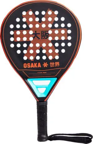 Osaka Vision Padel Racket Power Frame - Black/oxy/aqua - Padel - Padel - Rackets