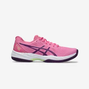 Padelschoenen voor dames gel game 9 wit/roze/blauw