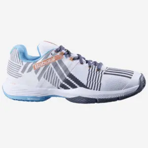Padelschoenen voor dames sensa 24 wit/geel