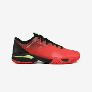 Padelschoenen voor heren ps 590 rood/zwart