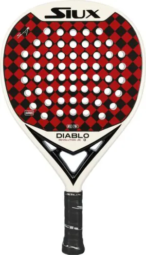 Siux Diablo Revolution 3 Junior Padelracket Rood 310-340 gr