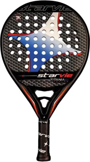 StarVie Titania Kepler Speed 2.0 (Rond) - 2023 padelracket grijs/blauw/rood