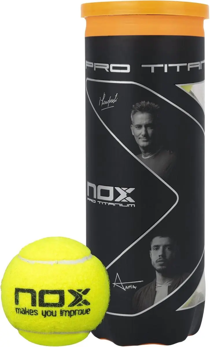 Titanium Padelballen - Set van 3 voor Optimale Speelervaring