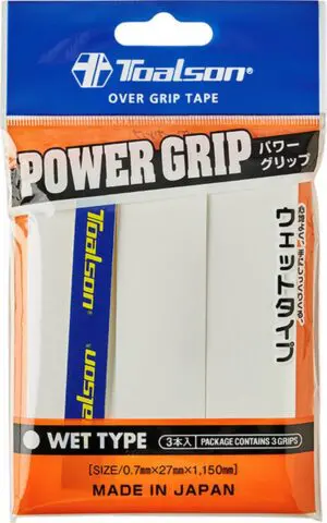 Toalson Power Overgrip Wit - Tennis Padel - 3 Stuks