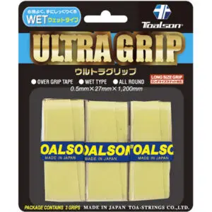 Toalson Ultra Overgrip 3 St. Geel