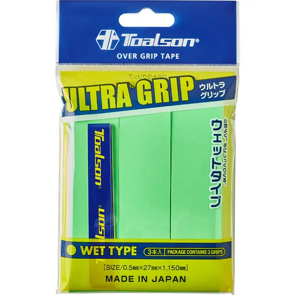 Toalson Ultra Overgrip 3 St. Groen