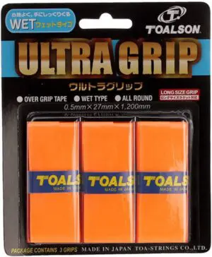 Toalson Ultra Overgrip Oranje - Tennis Padel - 3 Stuks