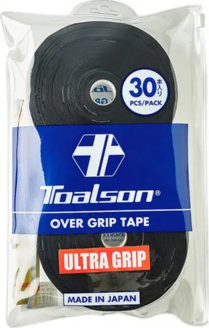 Toalson Ultra Tennis Padel Overgrip 30 Stuks Zwart Pack
