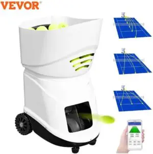 Vevor Tennisbal Kanon - Padelmachine - Ballen Schieter - Ballen kanon - Serveermachine - Ballen werper - Tennisbal - Tennis - Appfunctie - Tot 140 km/u - Ook voor padel